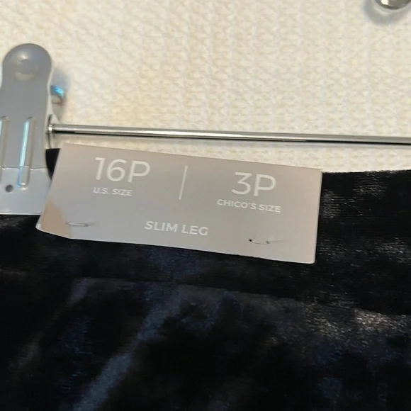 Chico’s velvet and sequins evening slim leg pants - Picture 8 of 8